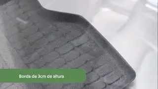 Tapete Interno Tipo de Bandeja para Fiat Toro | 2017 &agrave; 2024