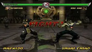Scorpion - Mortal Kombat Deadly Alliance Arcade Playthrough - HD Texture Pack - 4K