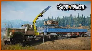 SnowRunner - Repair The Truck & Lost Bags (Hard Mode - Michigan)