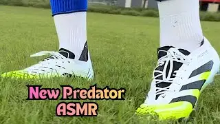 ASMR football training with  New adidas Predator 25 elite boots 