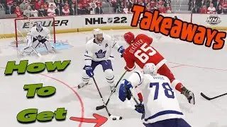 NHL 22 how to get takeaways