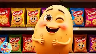 Potato Goes Shopping 🛒 | Tamil Kids Rhyme | 3D Animation Song | Bujhu TV