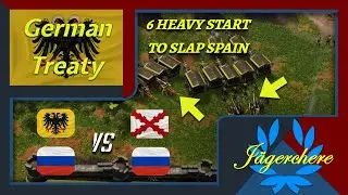 THE BEST Counter For Spain | 3v3 Treaty with German | AOE III: DE