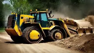 Powerful Construction Sound Effects: Bulldozer, Tractor, Diesel (No Copyright) 🔊