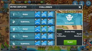 Alien Creeps Challenge 3 medium Snake way @snelo85