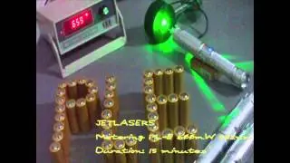 600MW PL E series green laser Metered.