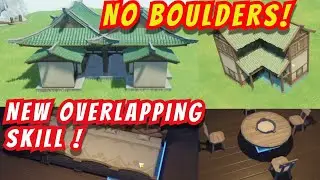 NEW OVERLAPPING (No Boulders!) | Serenitea pot | Teapot House Designs Ideas | Genshin Impact