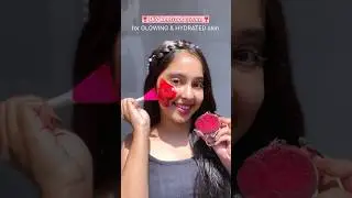 DIY Summer Beetroot cream for glowing & hydrated skin #youtubeshorts #ashortaday #trendingshorts