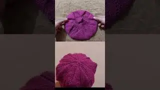 woolen cap design for girl/ladies cap/stylish woolen cap/new cap design/leaves knitting/topi/leaf
