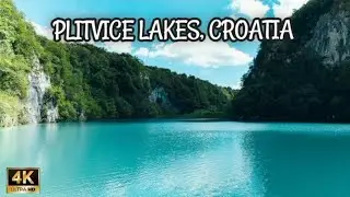 Plitvice Lakes National Park Croatia Walking Tour | Stunning Nature & Waterfalls in 4K