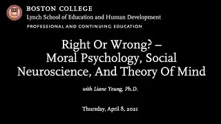 Right or Wrong? - Moral Psychology, Social Neuroscience, and Theory of Mind