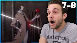 ВСЁ РАЗВАЛИВАЕТСЯ | Bungo Stray Dogs, эпизоды 7 и 8, слепая реакция