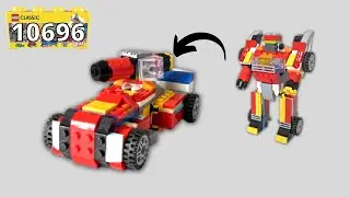 How to Build a LEGO Transformation Mech2 (10696) | 変形ロボの作り方② - レゴクラシック10696レシピ
