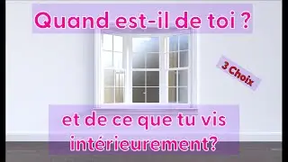 Qu'en est-il de toi et de ce que tu vis int&eacute;rieurement ? 3 choix. Intemporel. Escale n&deg;114