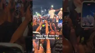 Teejay shut down the brooklyn museum #Shorts #Teejay #Drift #Dancehall #Brooklyn #NYC