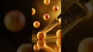 The Magical Twin-Pit Peach 🍑 | Most Satisfying Fruit Cutting ASMR