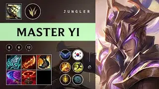 Master Yi Jungle vs Vi - KR Diamond Patch 25.24