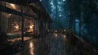 Calming Rain in the Forest 🌧️ | Forest Rain for Deep Relaxation