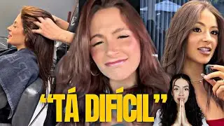 NATHALIA VALENTE CORTOU O CABELO E SE ARREPENDEU!? TÁ QUASE PARINDO!!