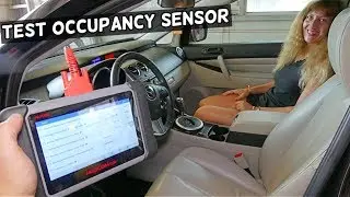 HOW TO TEST SEAT OCCUPANCY SENSOR ON MAZDA. AIRBAG LIGHT MAZDA 2 3 5 6 CX-3 CX-5 CX-7 CX-9 MIATA