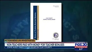Employees paid with money for teacher bonuses
