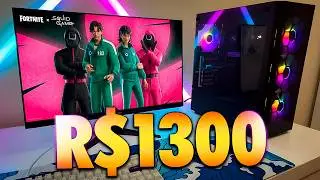 MONTEI UM PC GAMER XEON BARATO DE R$1300 PRA JOGOS QUE RODA FORZA 5, FORTNITE, GTA V E MAIS...