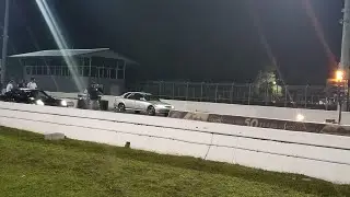 Drag racing a Honda Civic with NO engine oil!