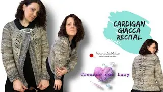 cardigan uncinetto top down facilissimo CARDIGAN RECITAL