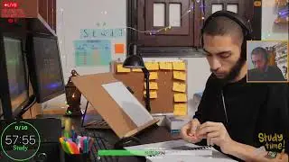 Study with me 10 sessions/60 min with fireplace sound -RAMADAN NIGHTS-