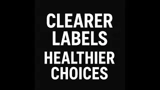 Video No:106:- Clearer Food Label can help people make healthier choices