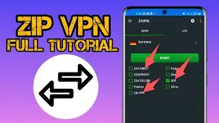 Как настроить туннель ZIVPN (SSH/DNS/UDP) VPN для быстрого и безопасного Интернета