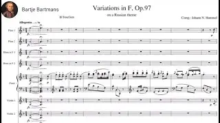 Johann Nepomuk Hummel - Variations over a Russian Song, Op. 97 (1822)