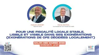 Pour une fiscalit&eacute; locale stable, lisible et visible dans ses exon&eacute;rations #SMCL2025