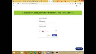Firebase link accounts with different or same email address