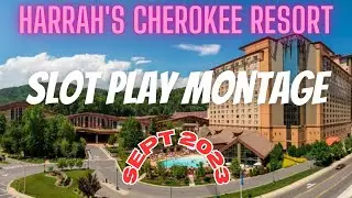 Harrah's Cherokee Slot Play Montage #harrahscherokee #ceasars #montagevideo #slots