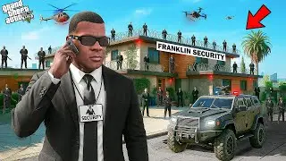 GTA 5 : Franklin Becomes The Most Special Security Guard Ever !