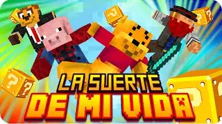 LA SUERTE DE MI VIDA! | Minecraft Lucky Blocks Hunger Games - Macundra, Exo, Sarinha y Luh