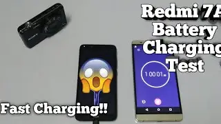 Redmi 7A Battery Charging Test with Fast Charger