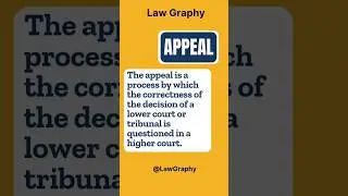 Appeal #law #lawawareness #legal #legaleducation #LawGraphy #yt #ytshorts #viralvideo #tranding