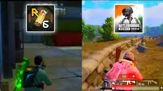 RAIDER SIX VS BATTLEGROUND MOBILE INDIA 🔥|| RAIDER SIX VS BGMI #battleroyale #bgmivsraider #bgmi