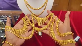 সোনার বিদেশি ১ ভরি + নেকলেস আনন্দ জুয়েলার্স উত্তরা/gold necklace