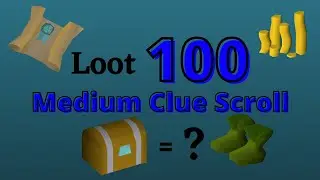 [OSRS] Loot 100 Medium Clue Scroll 2021 (Espa&ntilde;ol)
