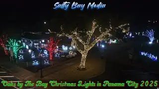 Dazzling Christmas Dream: Oaks by The Bay Christmas Lights in Panama City 2025 (4K Drone Cinematic)
