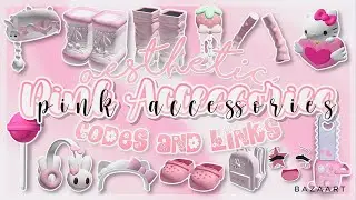 Коды и ссылки на эстетичные розовые аксессуары | Roblox Bloxburg, Berry Avenue, Brookhaven