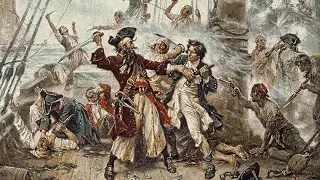 Blackbeard's Ocracoke Inlet Strategic Positioning - Pirate Map (17th Century)
