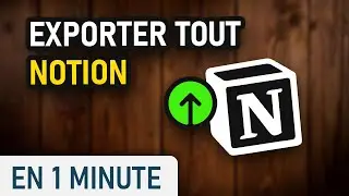 Exporter tout son workspace Notion