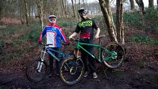 Downhill MTB Winter Trails