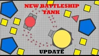 New class battleship. Diep.io.