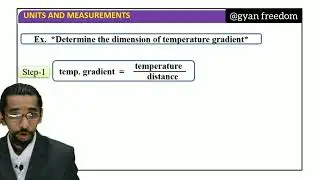 How to find dimensions of Temperature Gradient| #jee #neet #viral #trending #exam #ram @GyanFreedom
