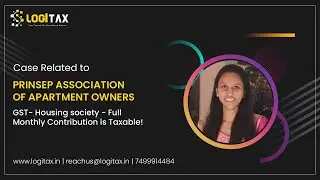 GST- Housing society- Full Monthly Contribution is Taxable! | Advance Ruling
